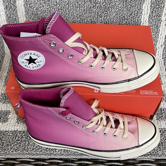 Converse Chuck Taylor 70 All Star Hi Rose Maroon/Naples MENS - Picture 2 of 16